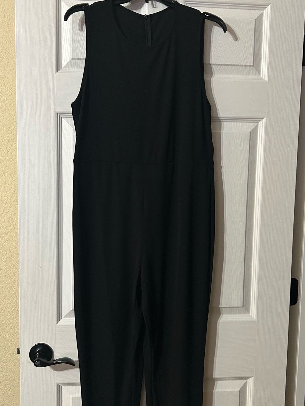 Classic Black Sleeveless Jumpsuit